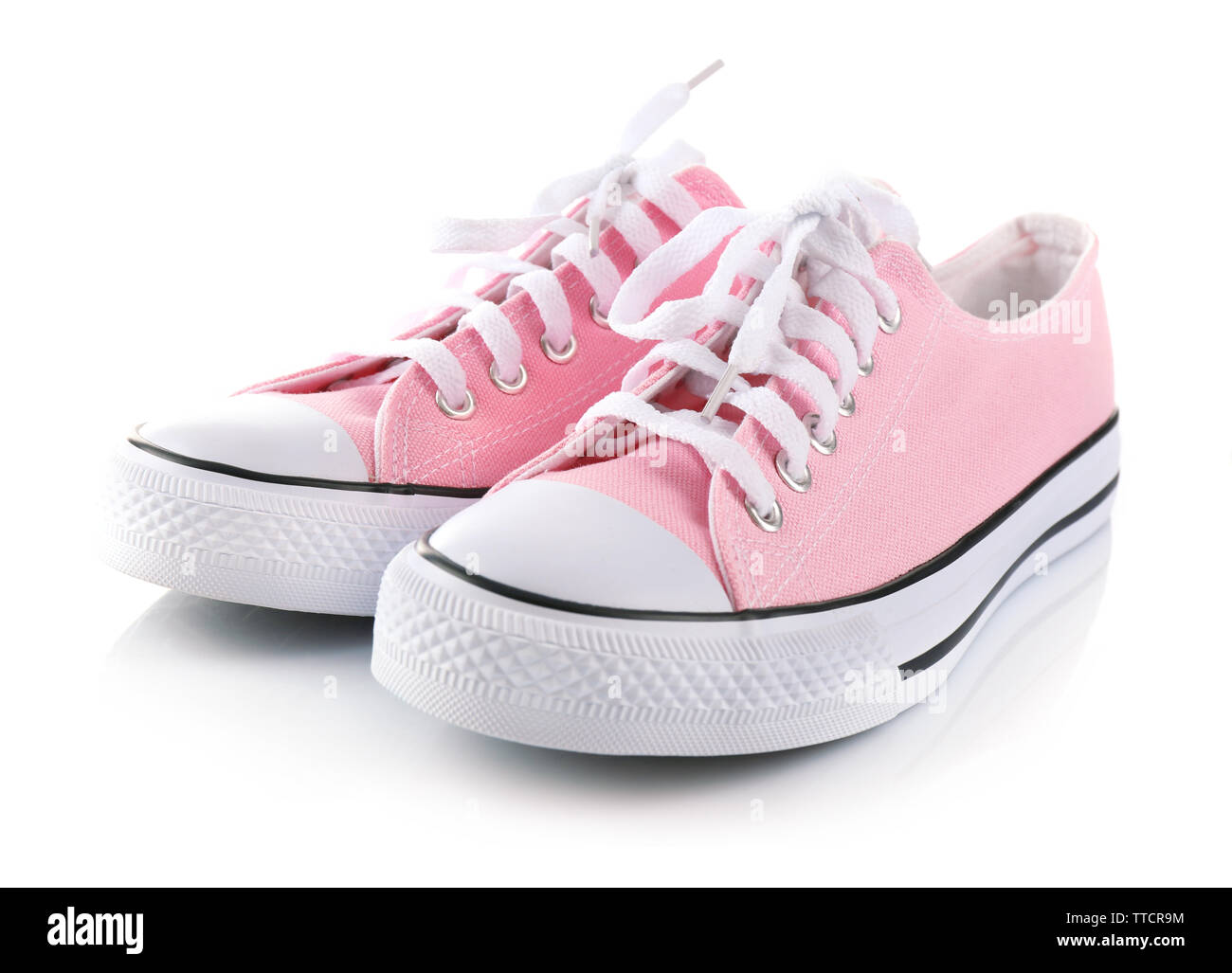 Female gumshoes isolated on white Stock Photo Alamy