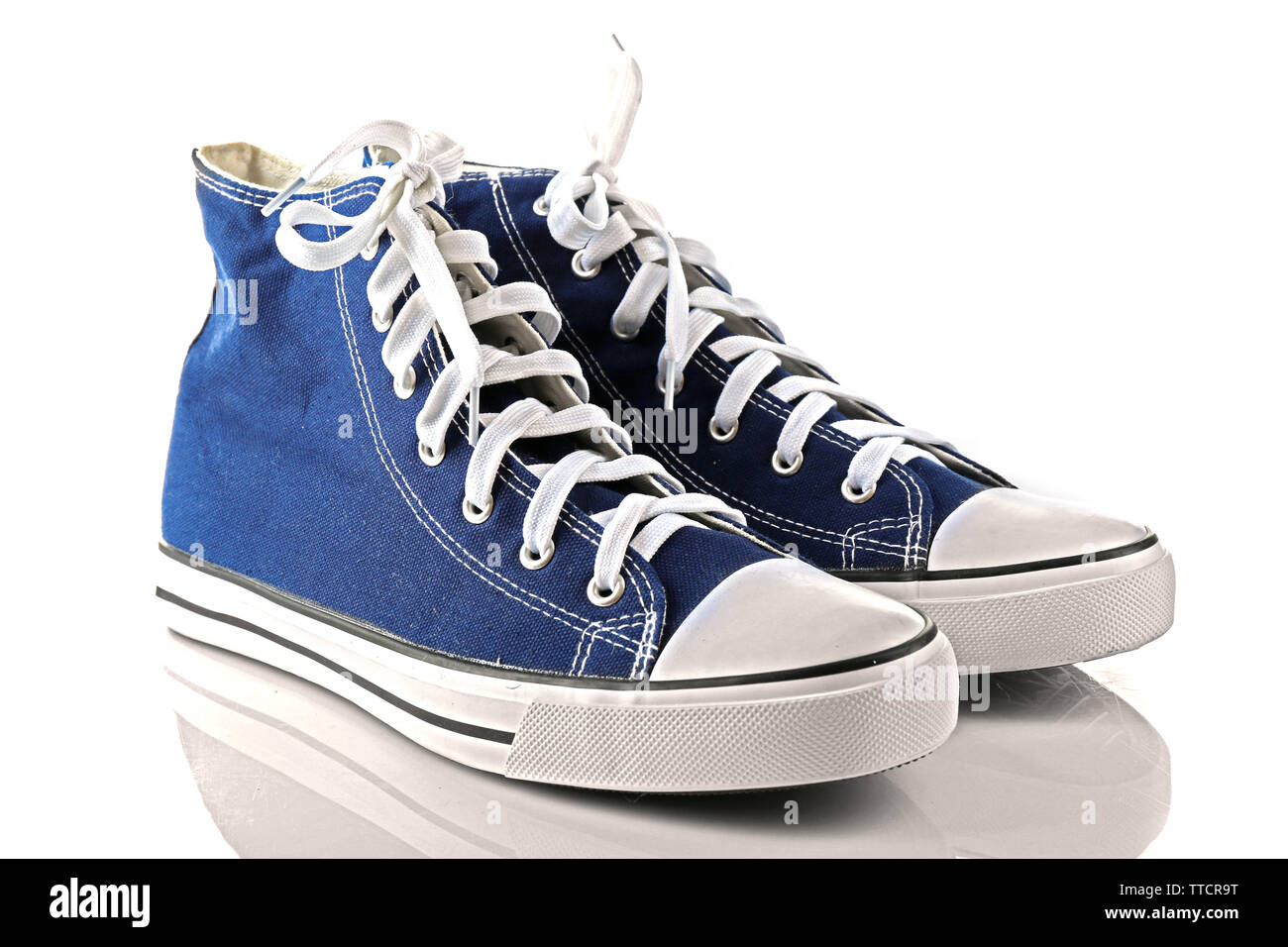 Male gumshoes isolated on white Stock Photo Alamy