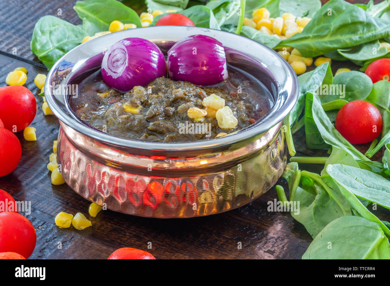 Authentic Indian food Stock Photo