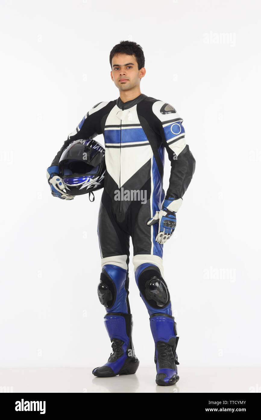 Man Carrying Motorcycle Helmet High Resolution Stock Photography and