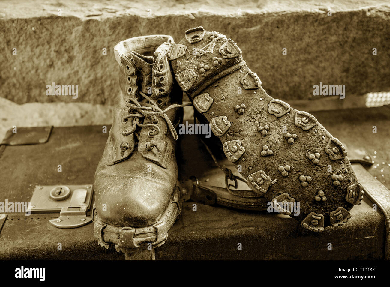 In scotland tackety boots hi-res stock photography and images - Alamy