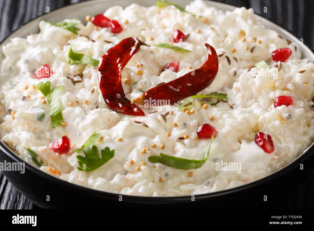 Curd Ruce Curd rice can be prepared with steamed rice and plain curd or with ...