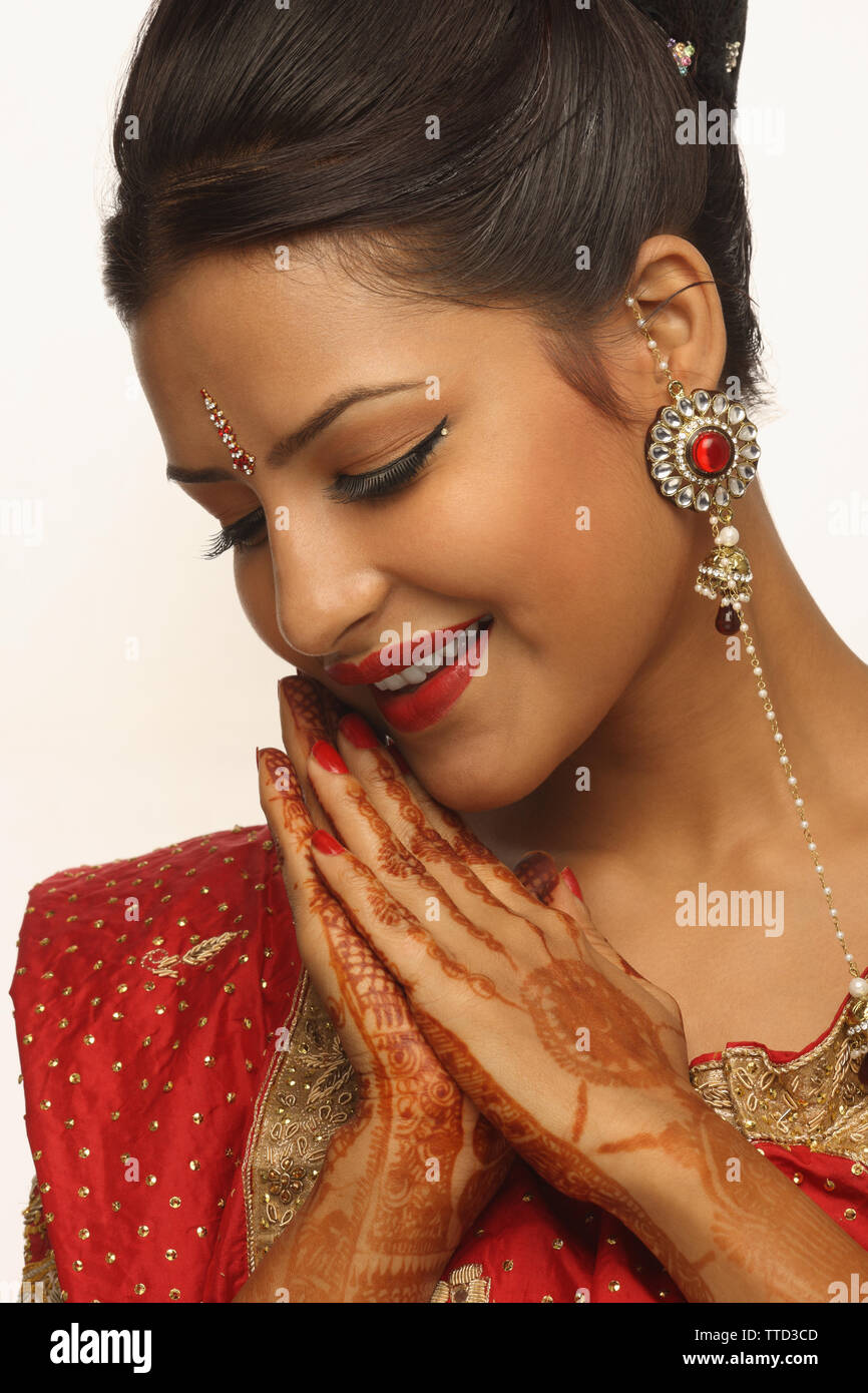 Close up punjabi bride hi-res stock photography and images - Alamy