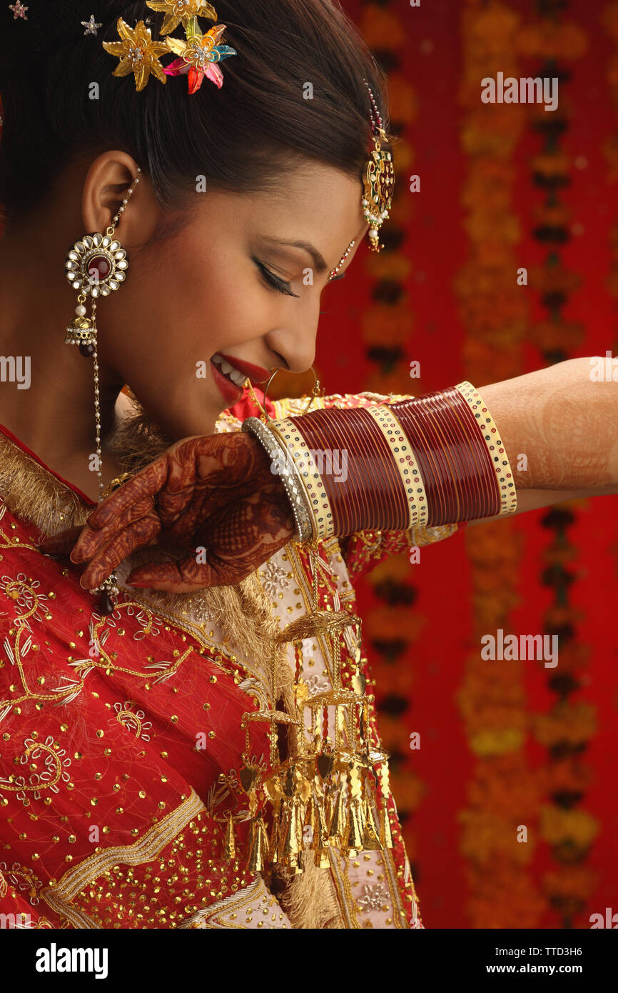 Close up punjabi bride hi-res stock photography and images - Alamy