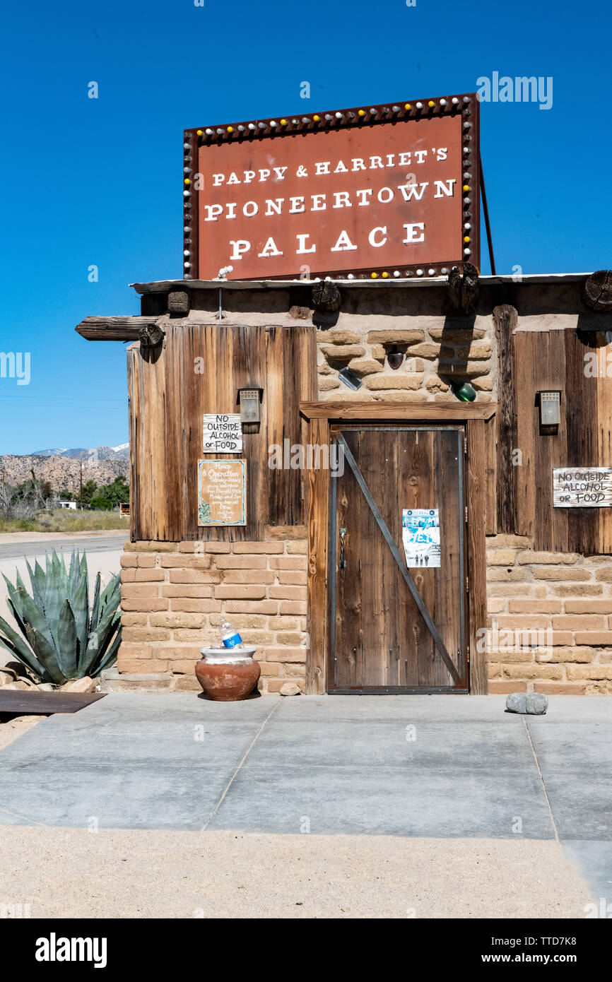 Pioneertown in Southern California, USA Stock Photo Alamy