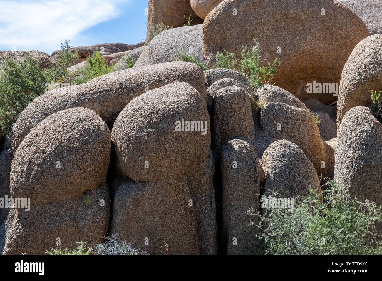 Big Boulders near Skull Rock in Joshua Tree National Park, Southern