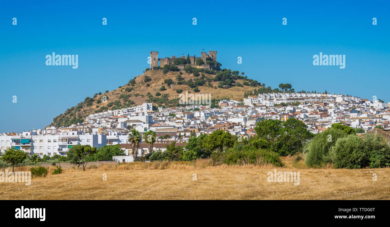Almodovar del Rio, little town in the province of Cordoba, Andalusia, Spain. Stock Photo