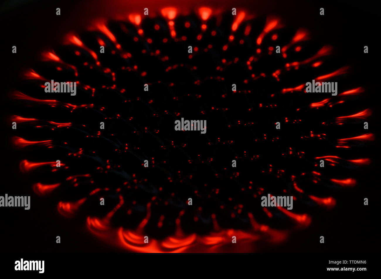 Ferrofluid in a field Stock Photo Alamy