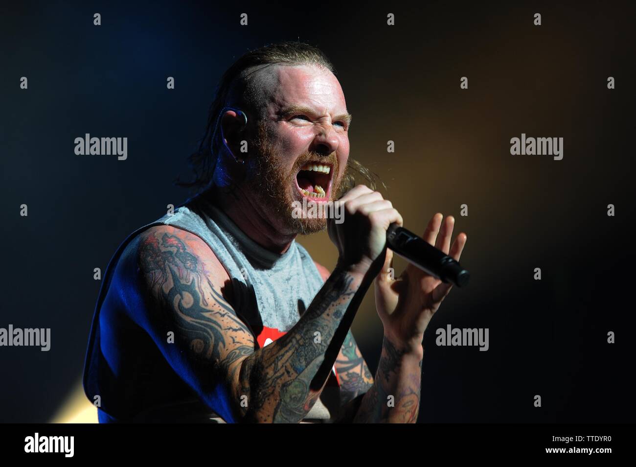 Corey Taylor of Stone Sour at 02 London Brixton Academy, December, 2017 Stock Photo