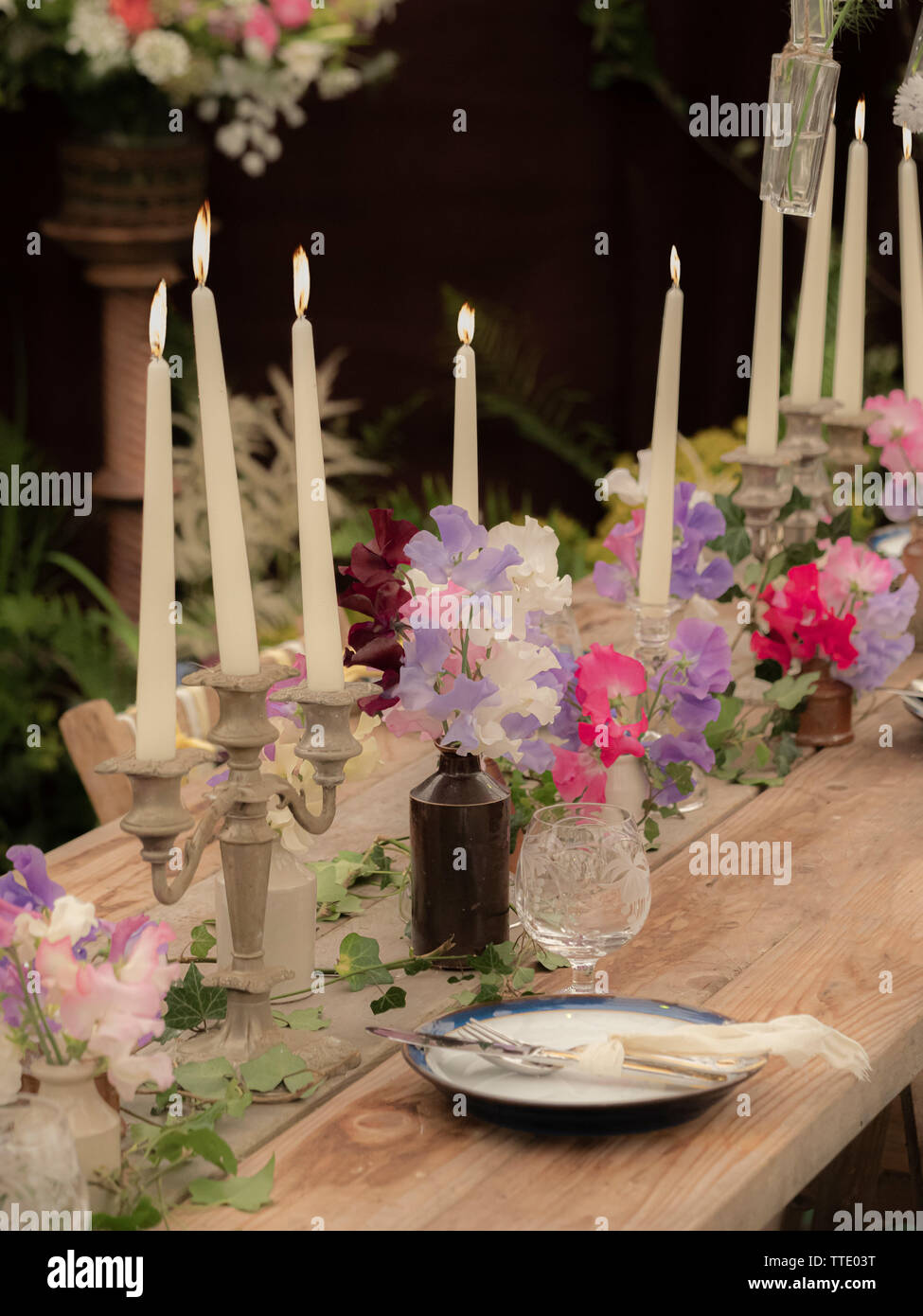 Candelabra candles hires stock photography and images Alamy
