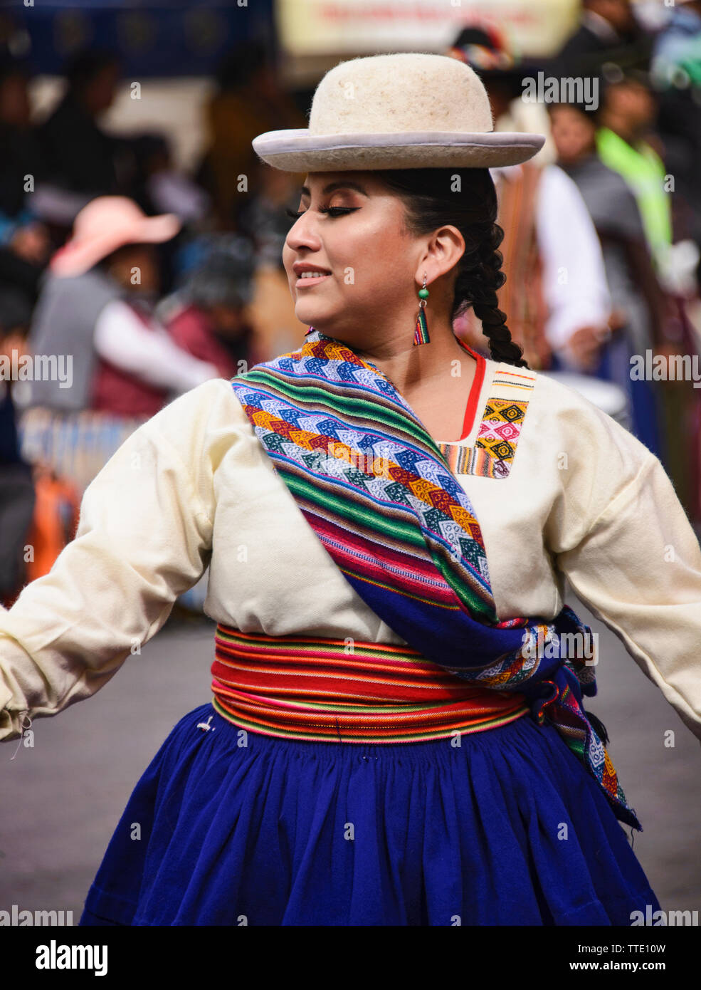 Cholitas at the Gran Poder Festival, La Paz, Bolivia Stock Photo