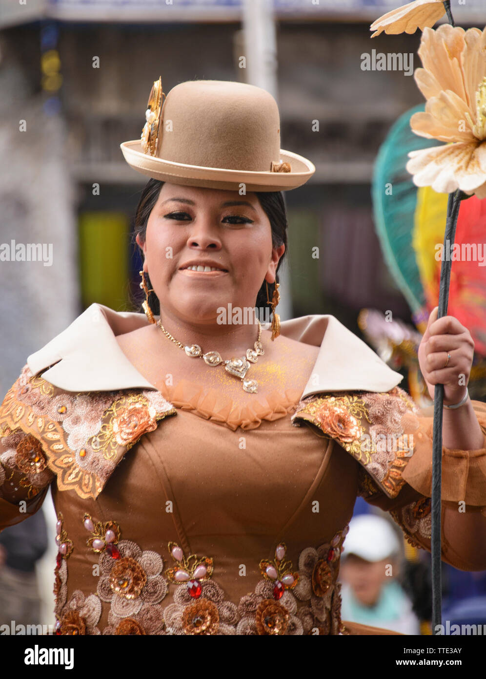 Cholitas at the Gran Poder Festival, La Paz, Bolivia Stock Photo Alamy
