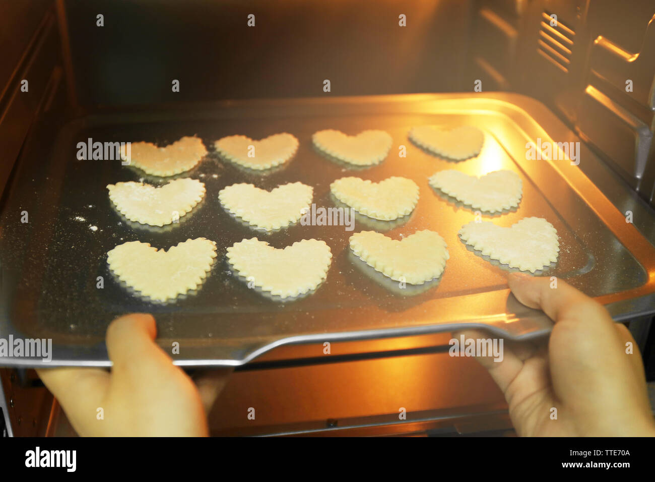 heart baking tray