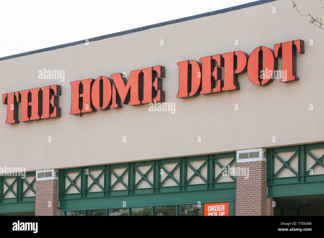 Princeton, NJ, USA June 16, 2019Goods in the Home Depot store