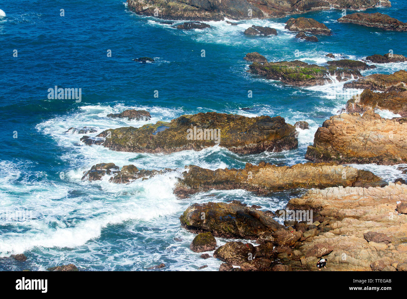 Aerial Image Of Eo Gio (winds' Strait) In Quy Nhon, Vietnam Stock Photo 