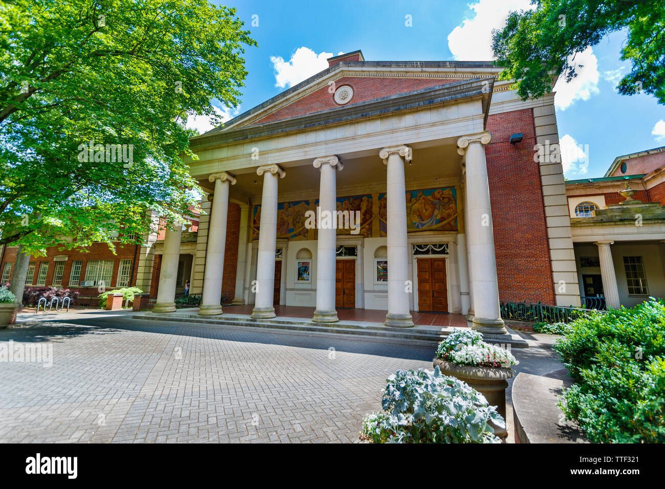 ATHENS, GA, USA - May 3: Fine Arts Building on May 3, 2019 at the University of Georgia in Athens, Georgia. Stock Photo