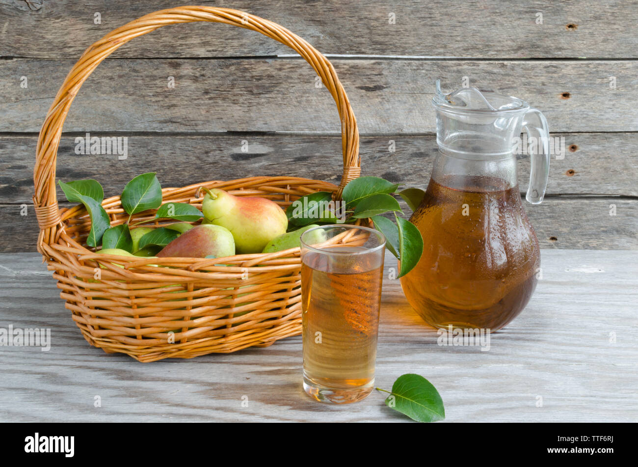Pear juice bottle hi-res stock photography and images - Alamy