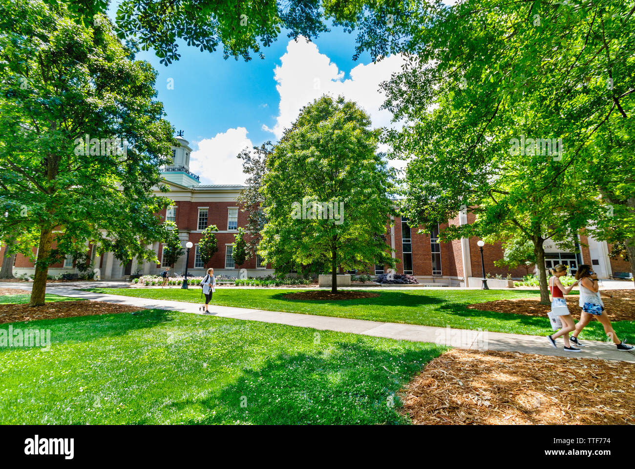 ATHENS, GA, USA - May 3: School of Law on May 3, 2019 at the University of Georgia, North Campus in Athens, Georgia. Stock Photo