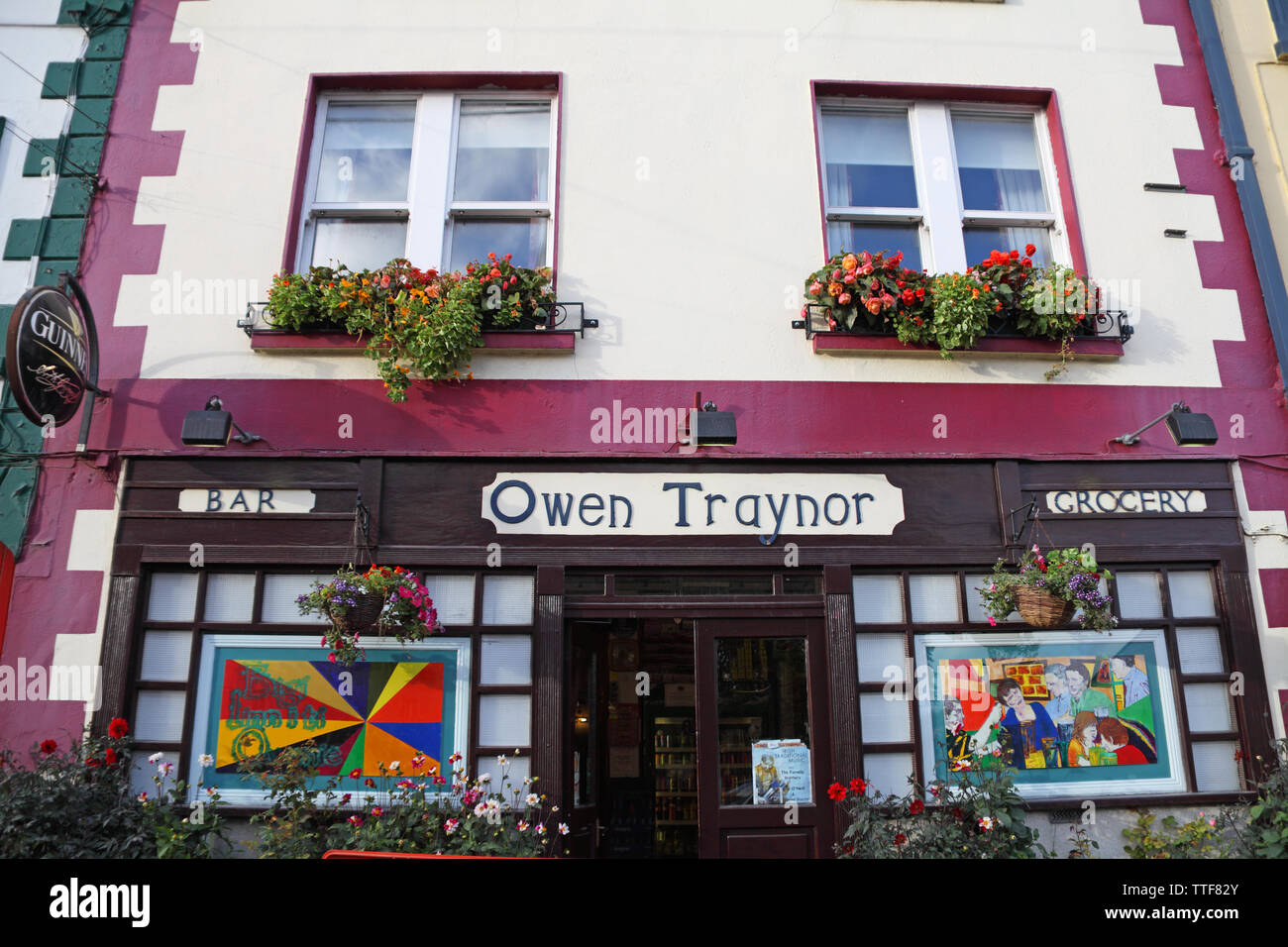 Quaint old grocery shop with a bar inside, Oldcastle, County Meath, Leinster  Province, Ireland Stock Photo - Alamy