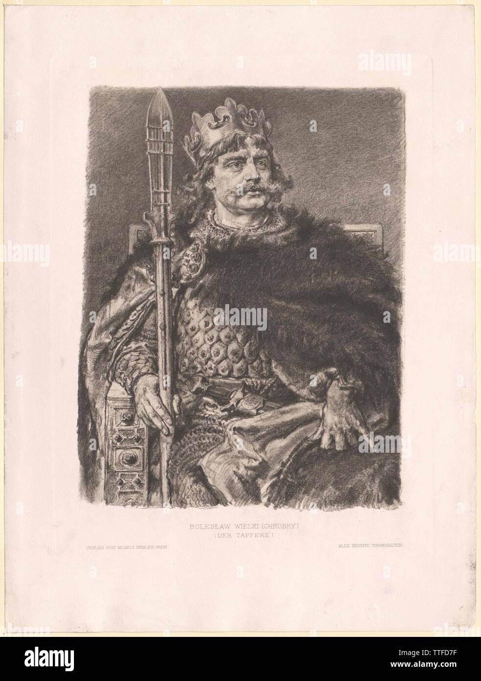 Boleslav I, King of Poland, Additional-Rights-Clearance-Info-Not-Available Stock Photo