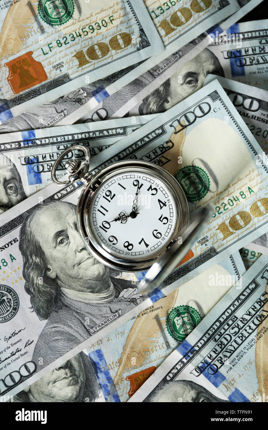 Time Is Money Clock And Dollars Stock Photo  Download Image Now  Adult  Beautiful People Beauty  iStock