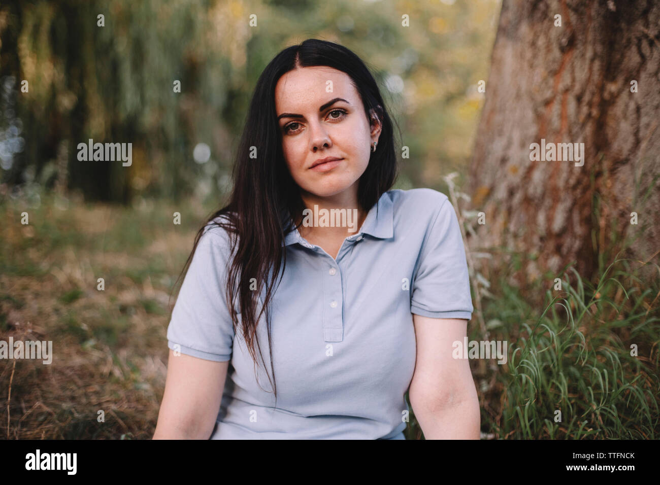 21 years old woman long hair hi-res stock photography and images - Alamy