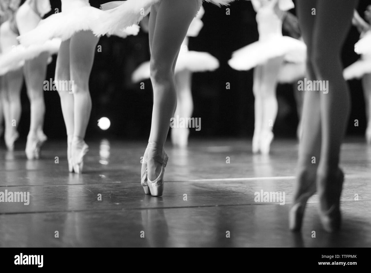 Group ballerinas Black and White Stock Photos & Images - Alamy