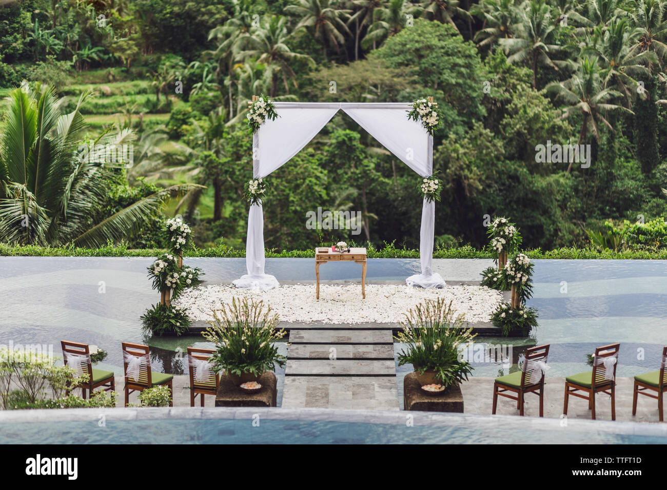 Mariage tropical : decoration de mariage inspiration jungle