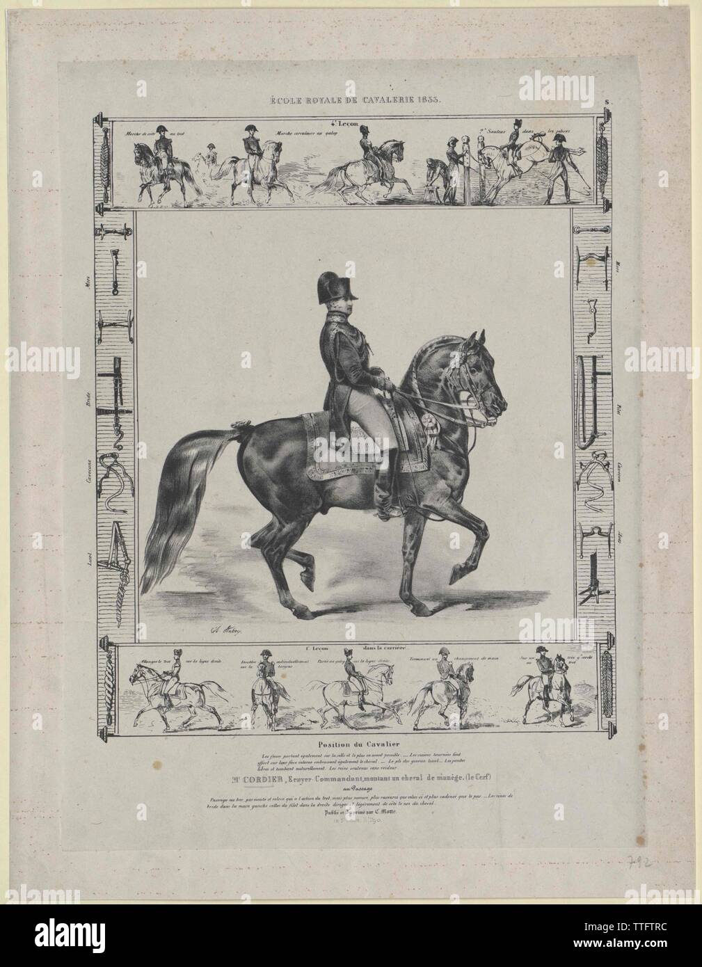 Cordier, lived circa 1833, Additional-Rights-Clearance-Info-Not-Available Stock Photo