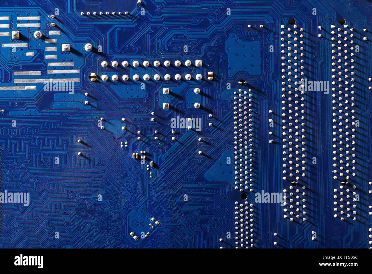 Computer motherboard, close up Stock Photo - Alamy