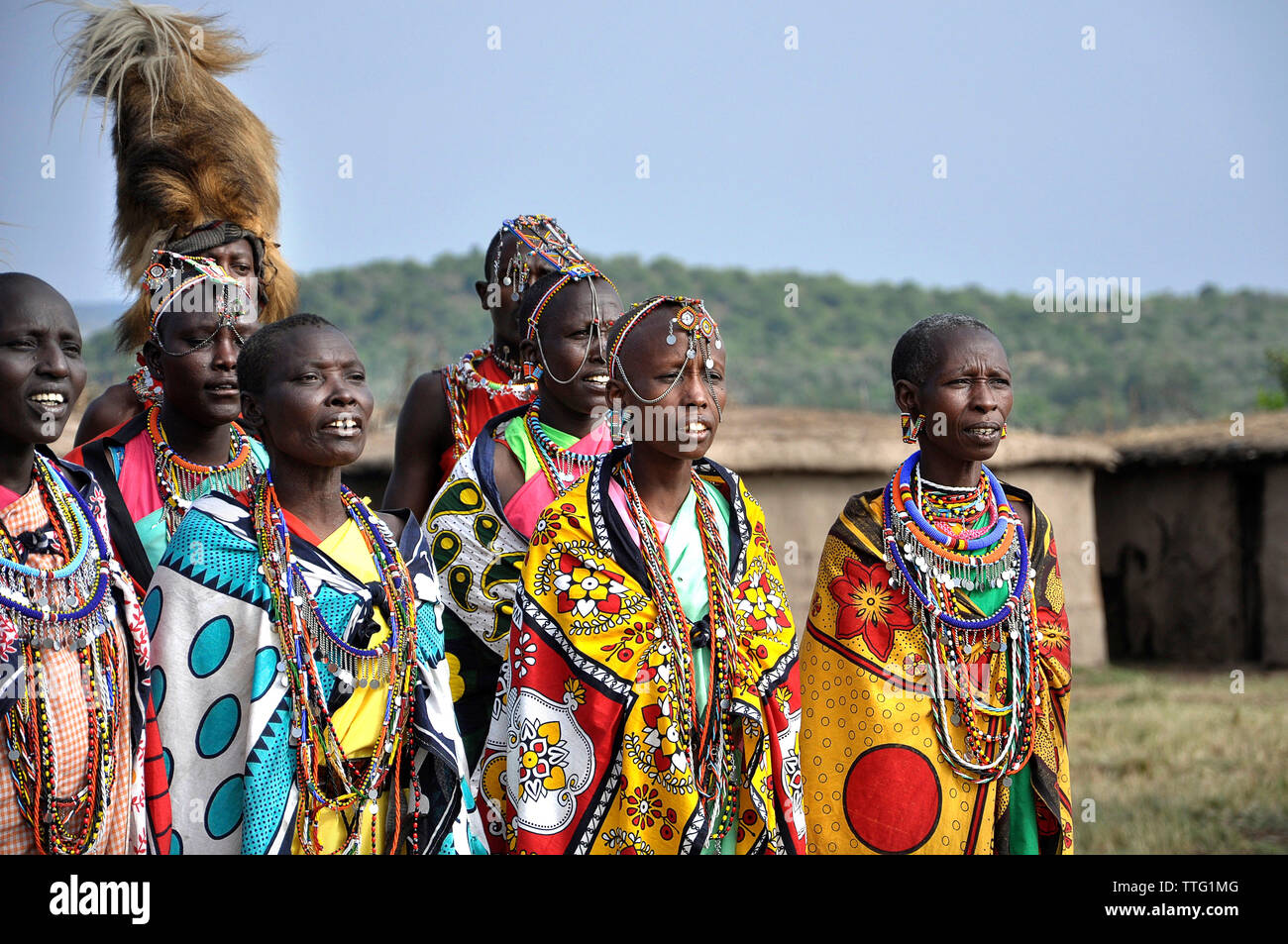 Maasai women singing hi-res stock photography and images - Alamy