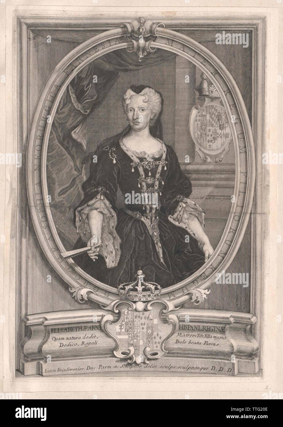 Elisabeth, princess of Parma-Farnese, Additional-Rights-Clearance-Info-Not-Available Stock Photo