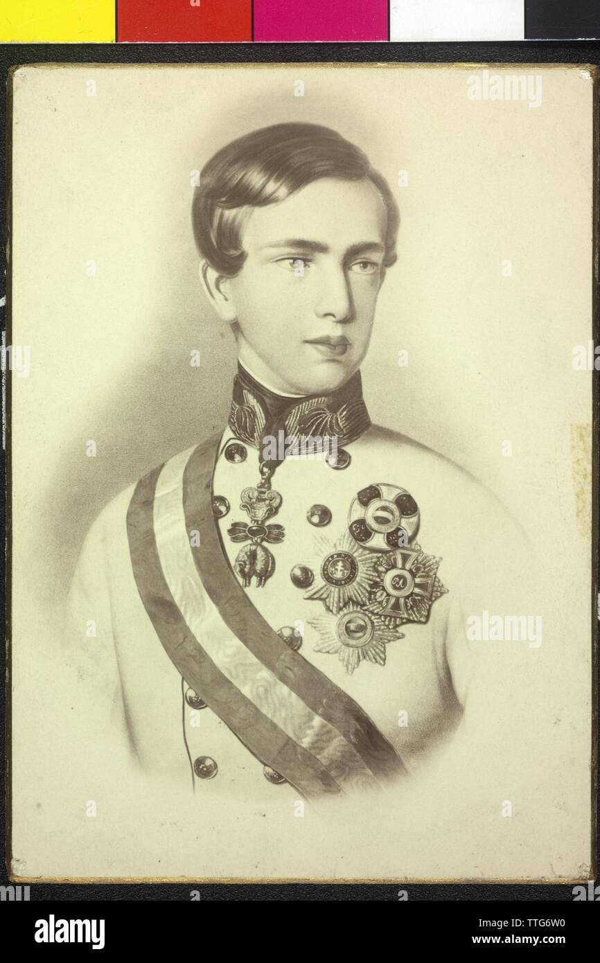 Franz Joseph I, Emperor of Austria, picture with the neck decoration