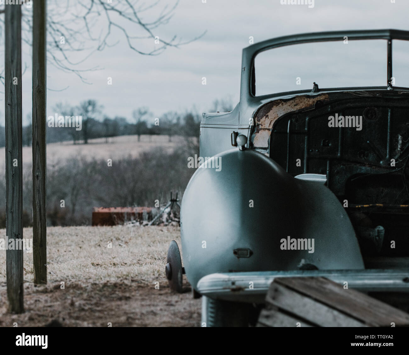 Vintage Classic Car Hudson Convertible Automobile Stock Photo