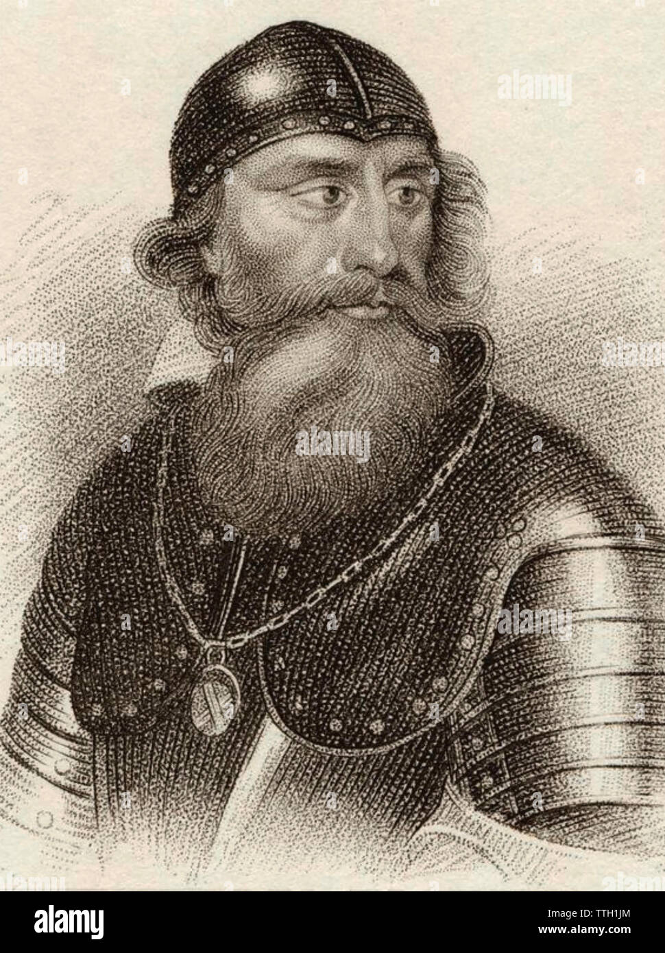 ROBERT THE BRUCE (1274-1329) first King of Scotland in an 18th century engraving Stock Photo