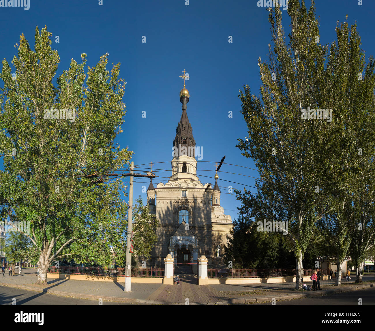 Cathedral Church in Nikolaev, Ukraine Stock Photo