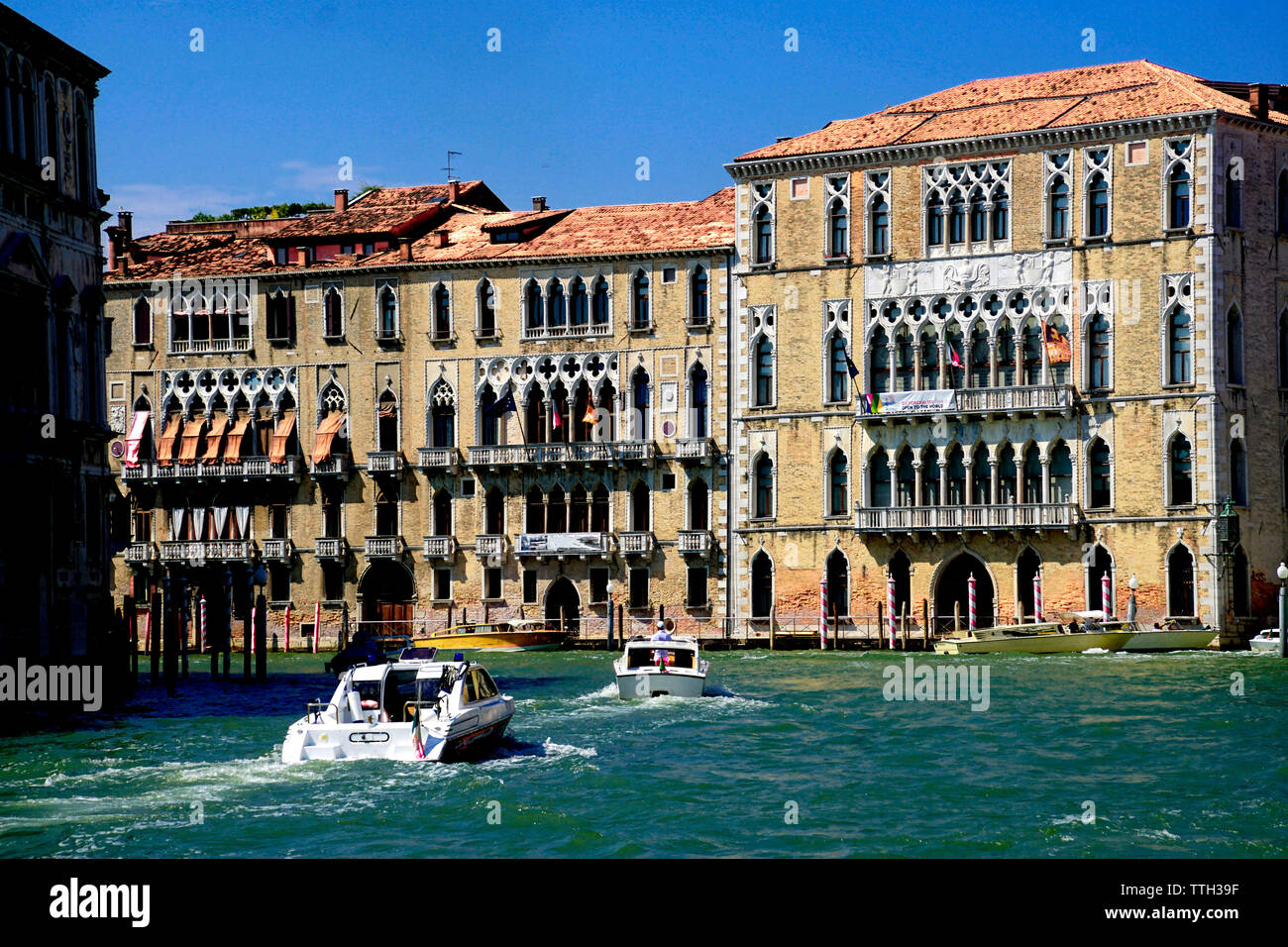 Venice italy boat motorboat hi-res stock photography and images - Alamy