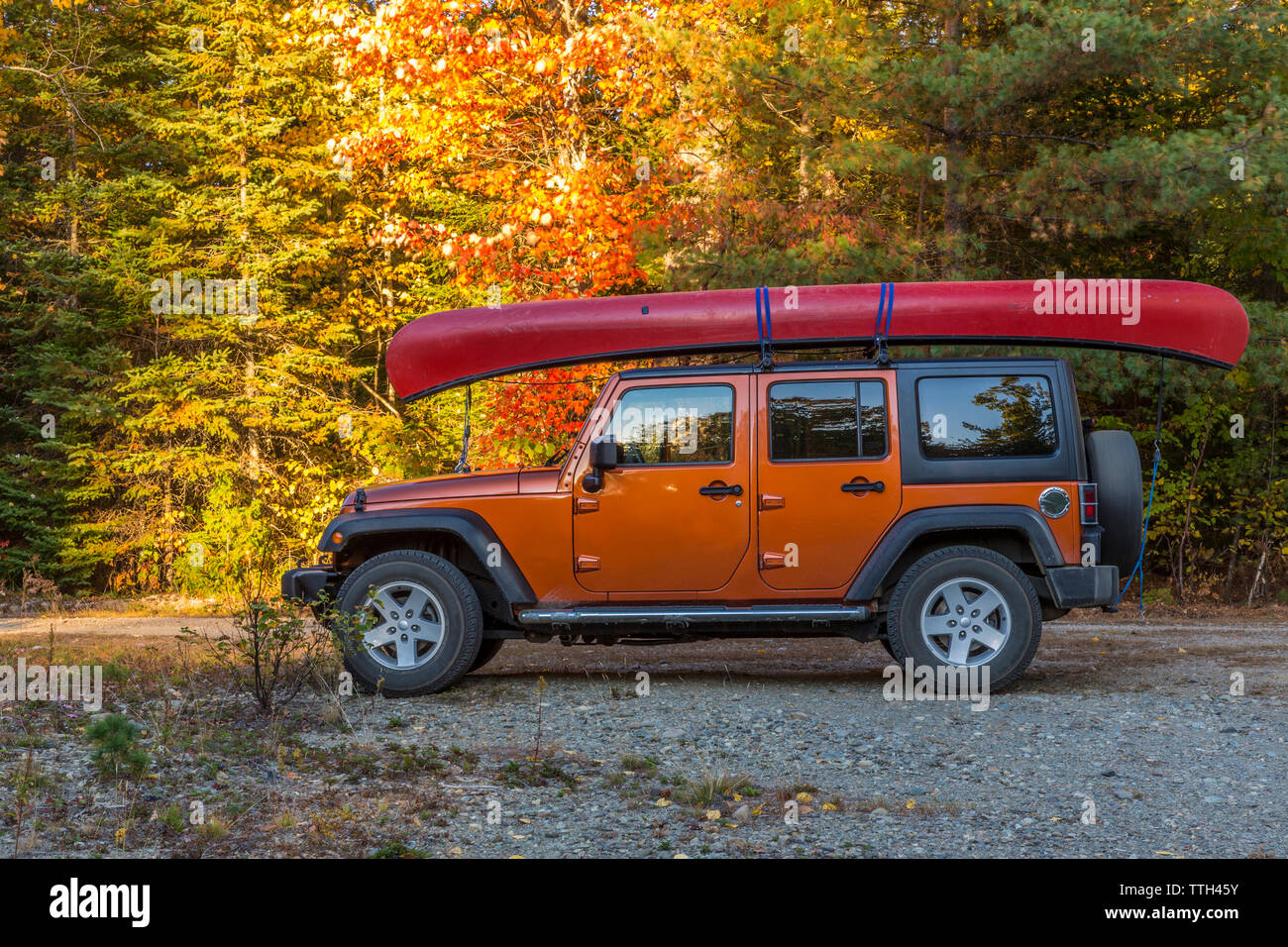 Maine road car hires stock photography and images Alamy