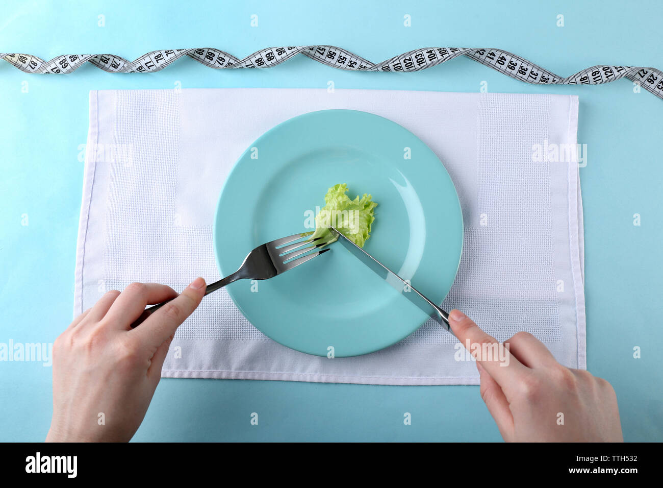 Hand hold fork knife white hi-res stock photography and images - Alamy