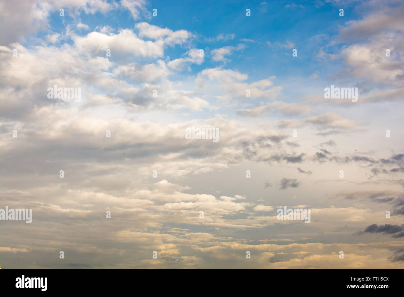 Sky background with clouds as nature texture Stock Photo - Alamy