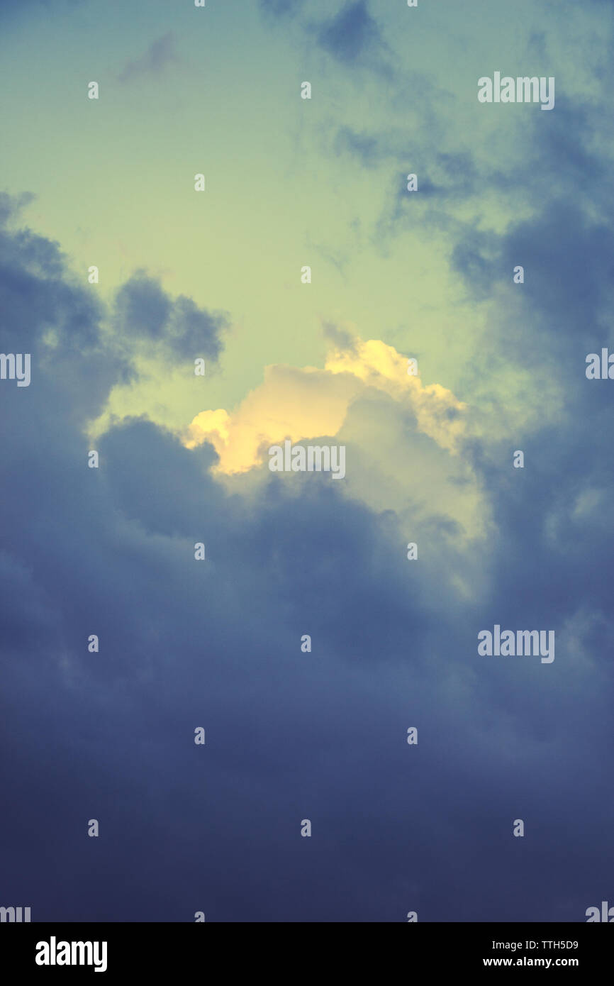 Sky background with clouds as nature texture Stock Photo - Alamy