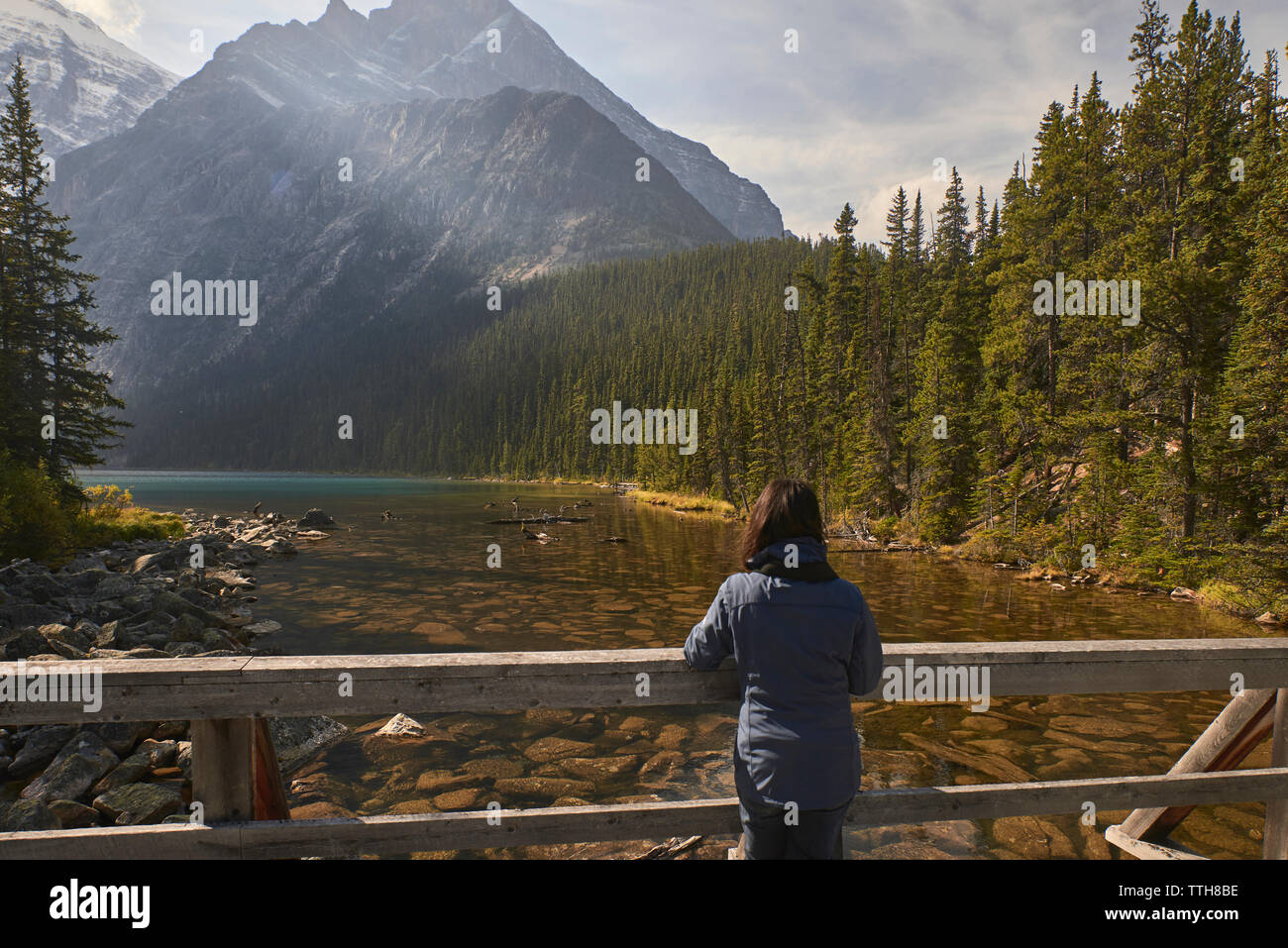 Canada, Alberta, Rocky Mountains, Canadian Rockies, Jasper National Pa Stock Photo