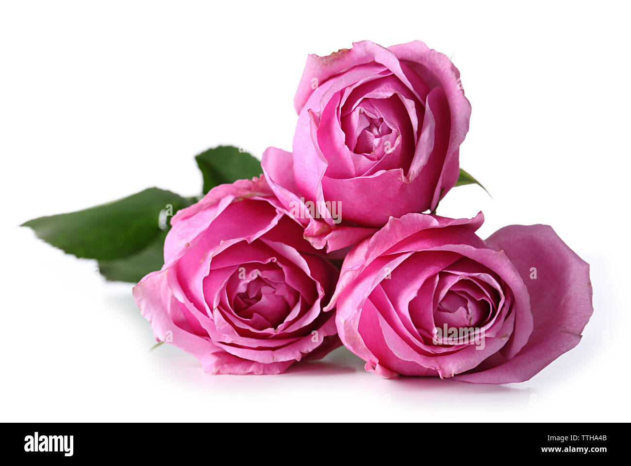 Bouquet soft pink roses Cut Out Stock Images & Pictures - Alamy
