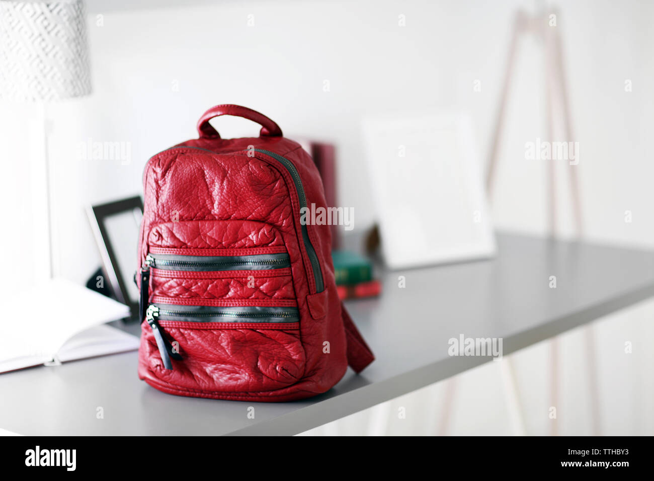 Red leather zipper texture hires stock photography and images Alamy