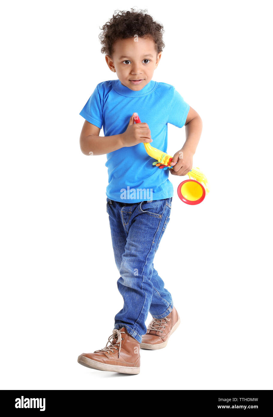 Boy playing on playground Cut Out Stock Images & Pictures Alamy