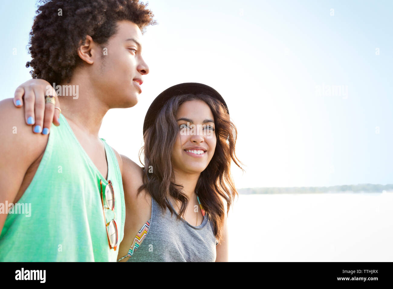 Happy group friends together on hi-res stock photography and images - Alamy