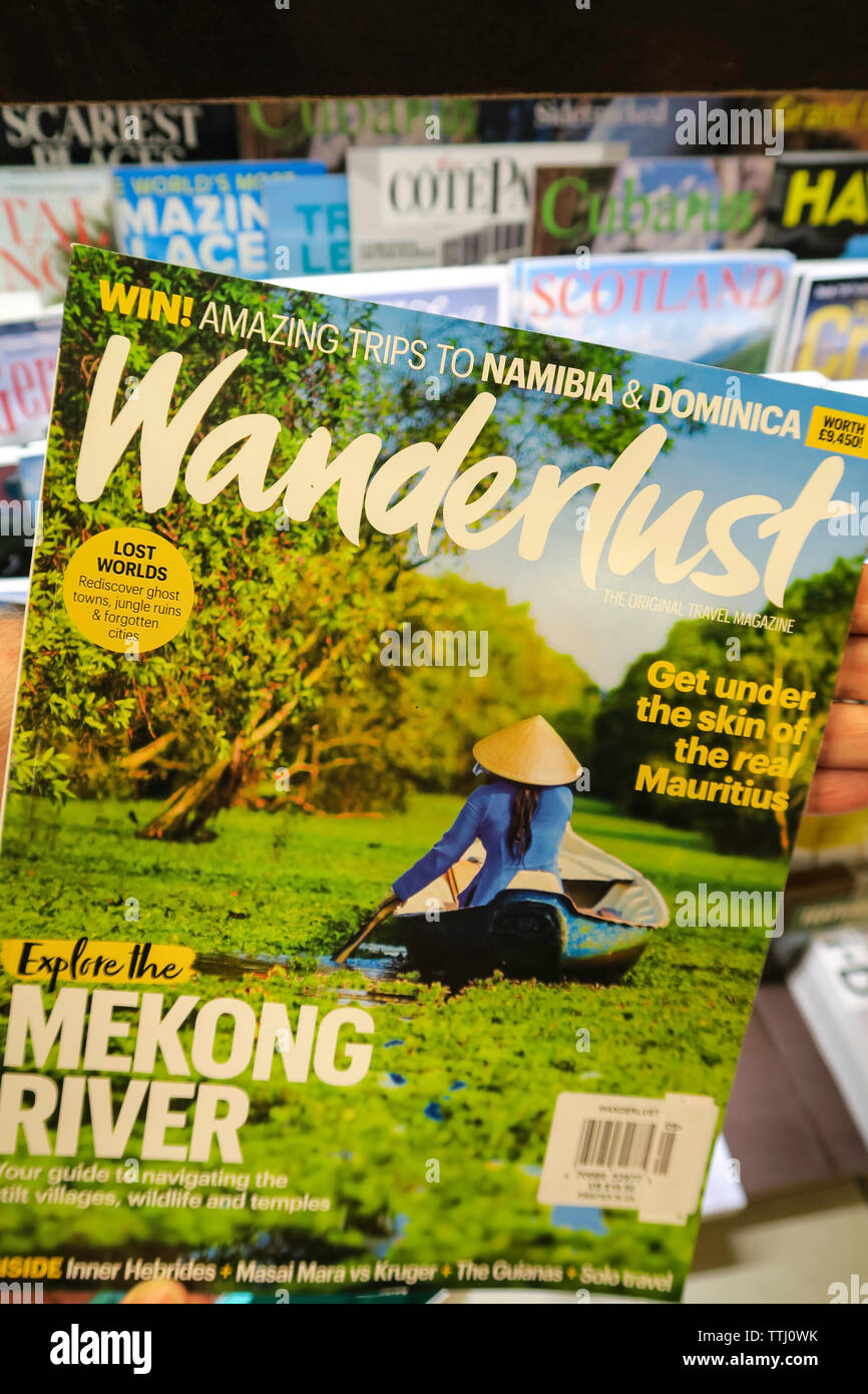 Magazine Stand Featuring Magazine Covers, NYC, USA Stock Photo Alamy