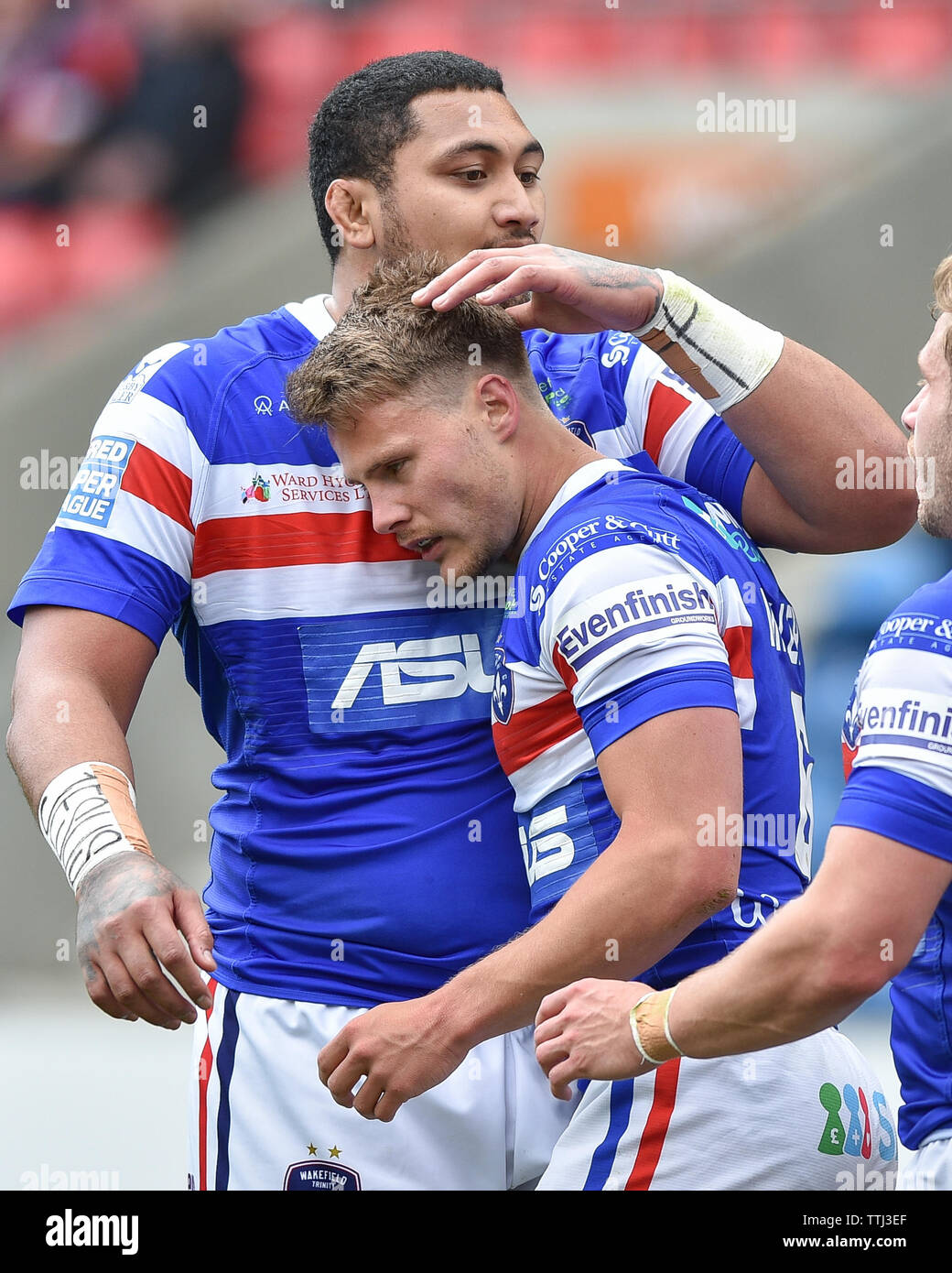 Salford, UK, 16 6 2019. 16 June 2019. AJ Bell Stadium, Salford, England ...