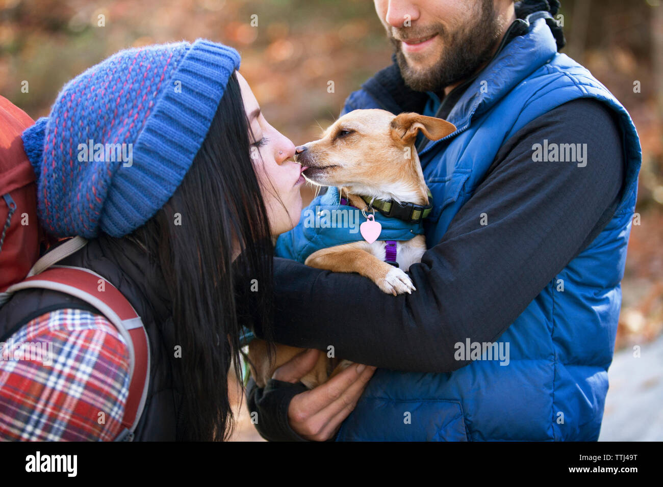 Woman kissing dog hires stock photography and images Alamy