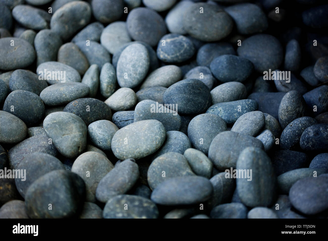 Close-up of pebbles Stock Photo